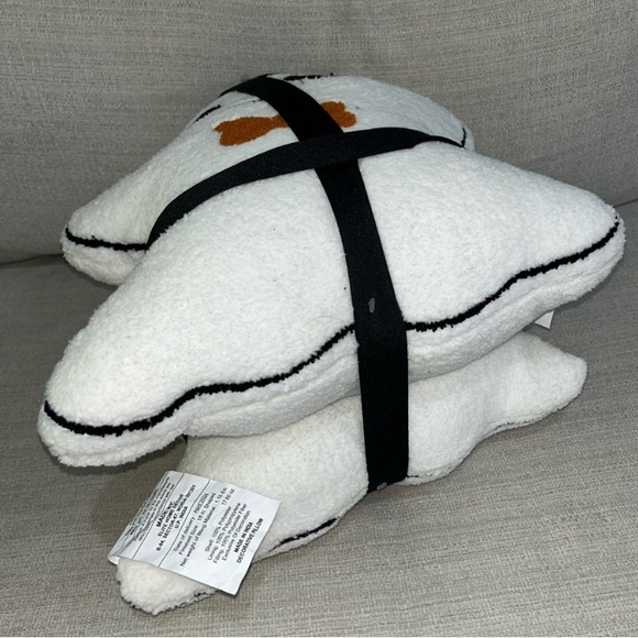 👻Viral TikTok Ghost Couple HALLOWEEN Sherpa Pillow Set Boy and Girl NWOT👻 - Picture 5 of 5